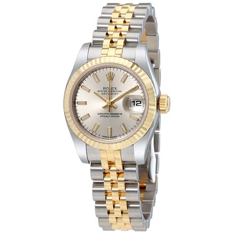 rolex dames gold silber|bob's watches rolex silver.